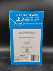 TRIUMPH - Led Rechargeable Magnifying Desk Lamp - Mega Cash Sydney