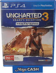 Uncharted 3 - Drake's Deception - Remastered - PlayStation 4 PS4 Game - Mega Cash Sydney