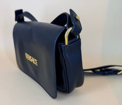 VERSACE - Tag Mini Flap Leather Shoulder Bag - Mega Cash Sydney