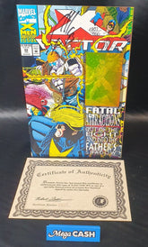 X - FACTOR - Volume 1 No92 1993 - Marvel Comics + COA + Signed - Mega Cash Sydney