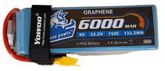 YOWOO 6000mAh 22.2V (6S) Graphene LiPo battery - Mega Cash Sydney