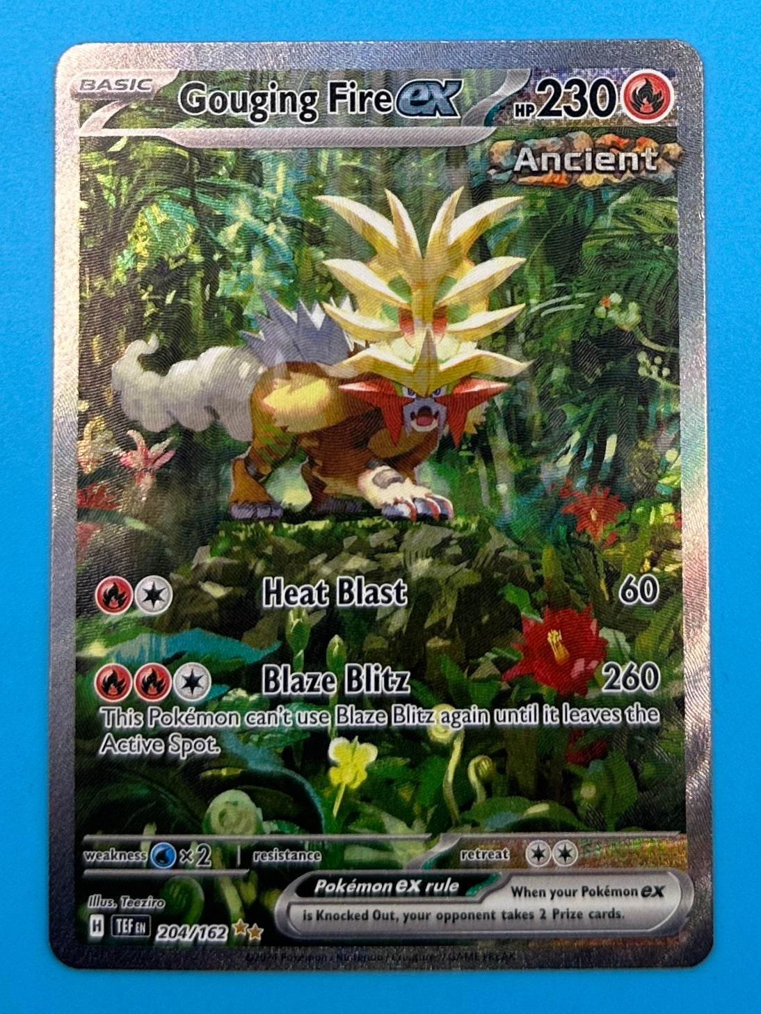 Gouging Fire EX Special Illustration Rare - Temporal Forces