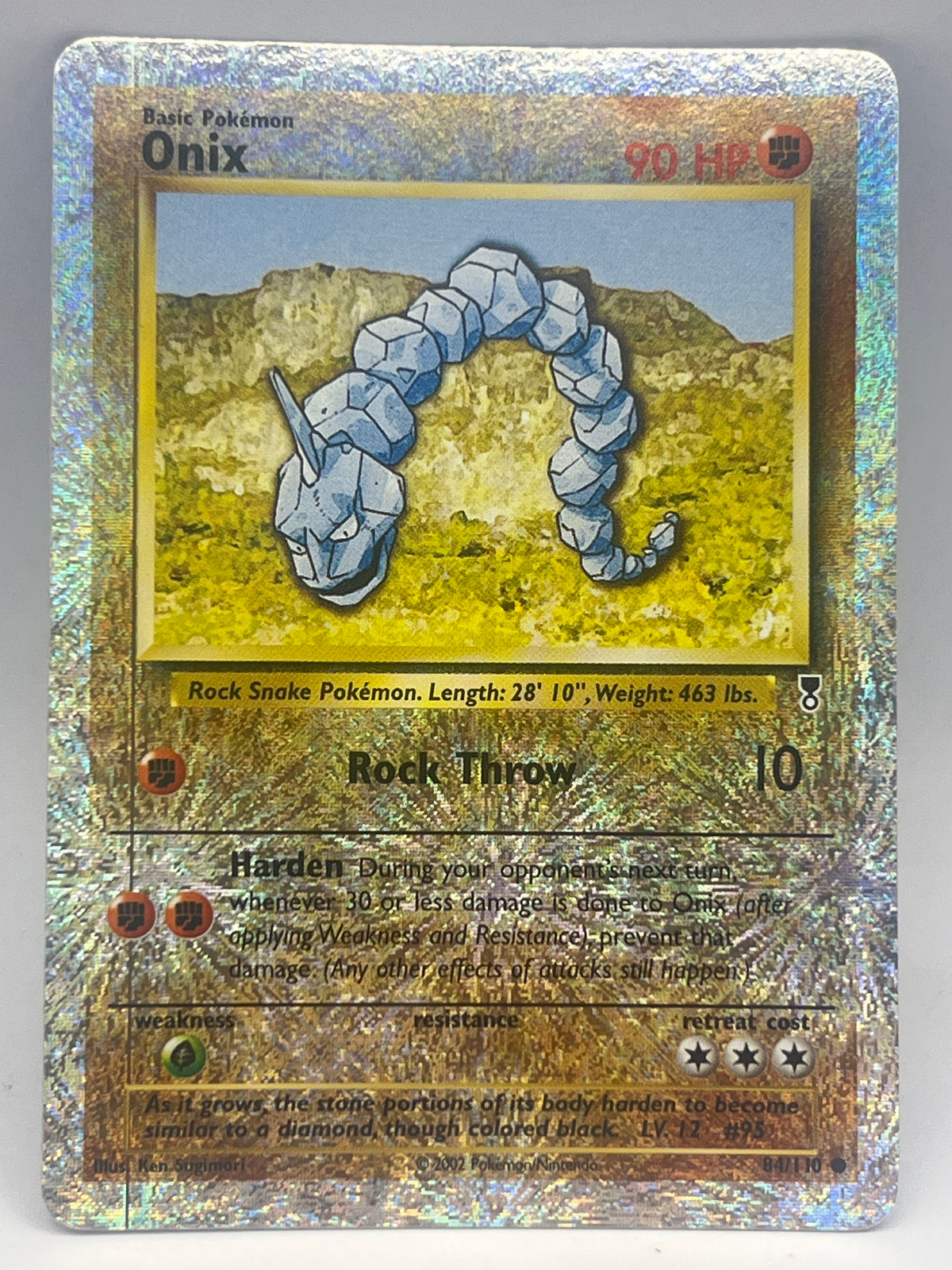 Pokémon - Onix 84/110 Rev Holo Legendary Collection