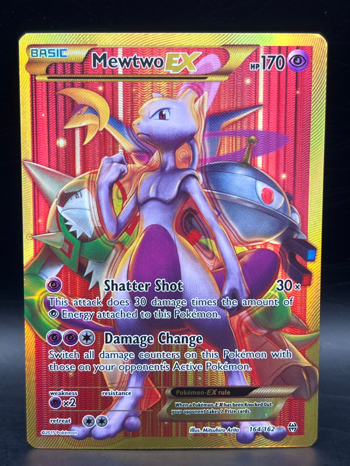 Mewtwo EX 164/163 XY Breakthrough
