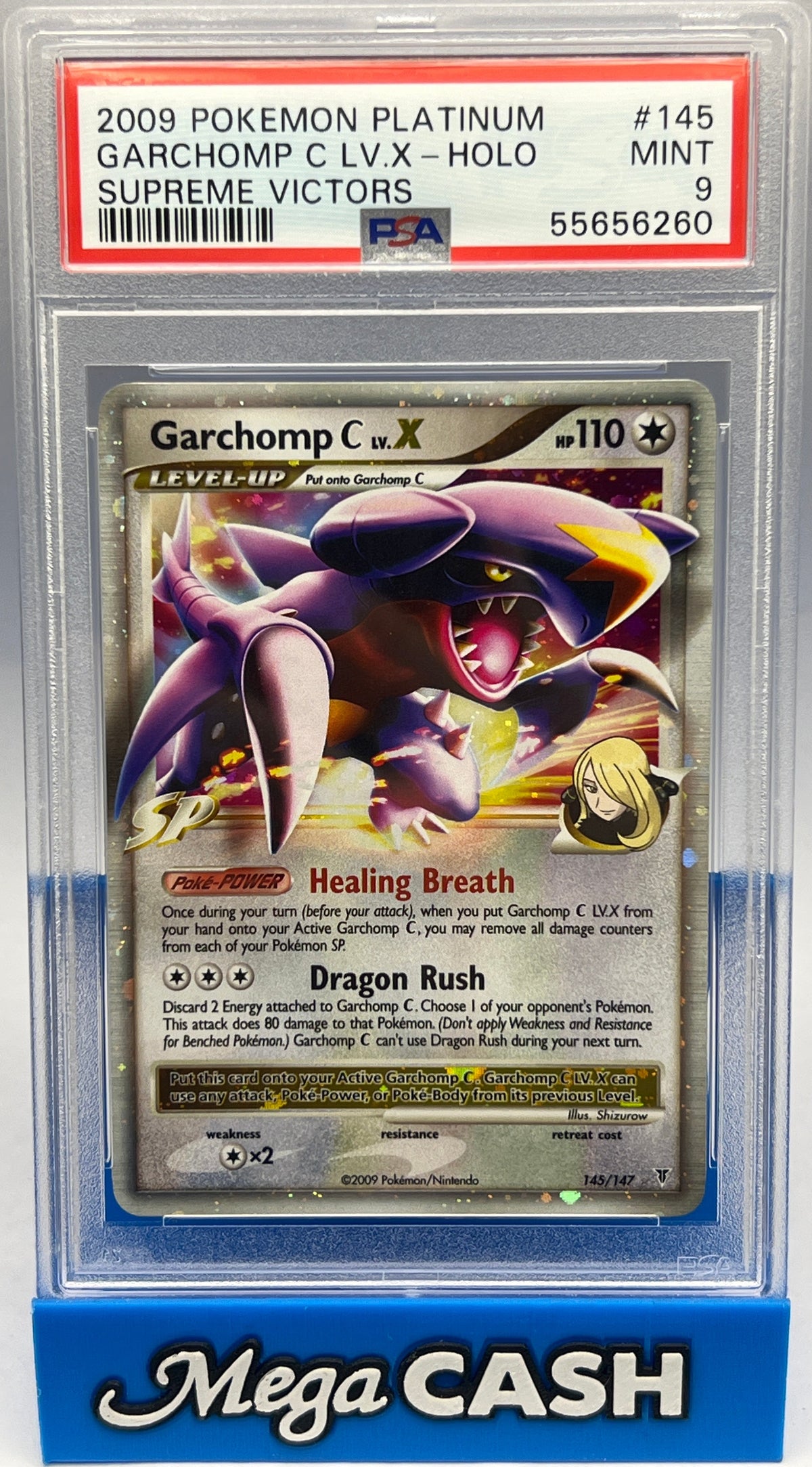 Pokémon - PSA 9 Garchomp C LV.X 145/147 Supreme Victors