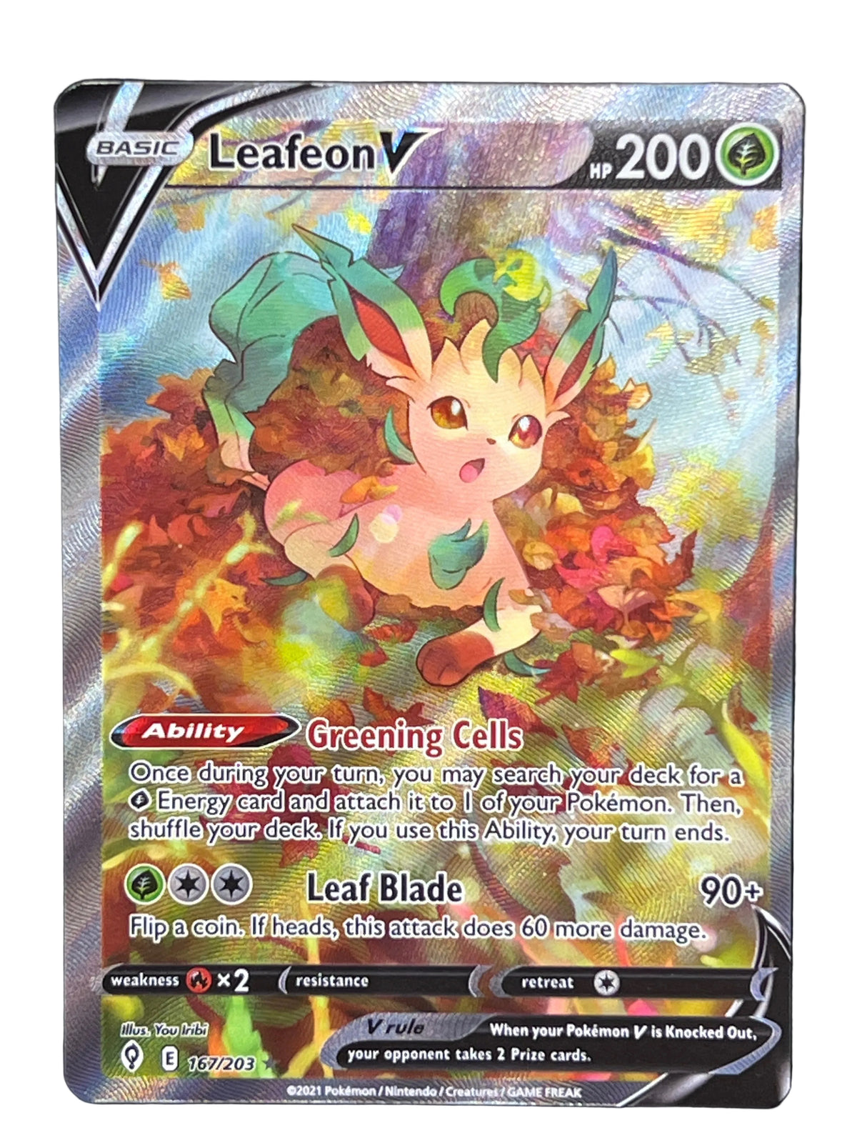 Pokémon - Leafeon V 167/203 Evolving Skies