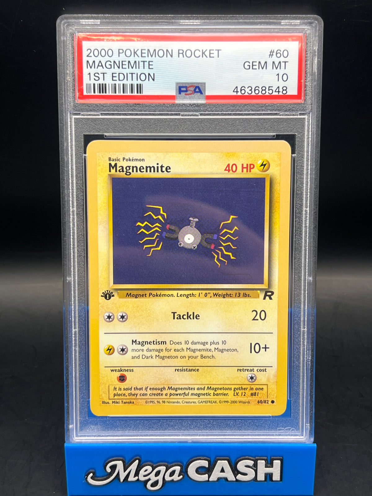 PSA 10 Magnetmite 60/82 1ST Edition Rocket