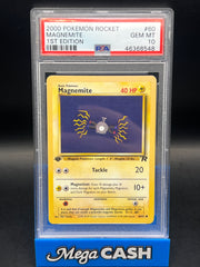 PSA 10 Magnetmite 60/82 1ST Edition Rocket