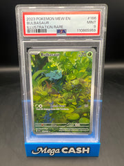 PSA 9  BULBASAUR ART RARE 166/165