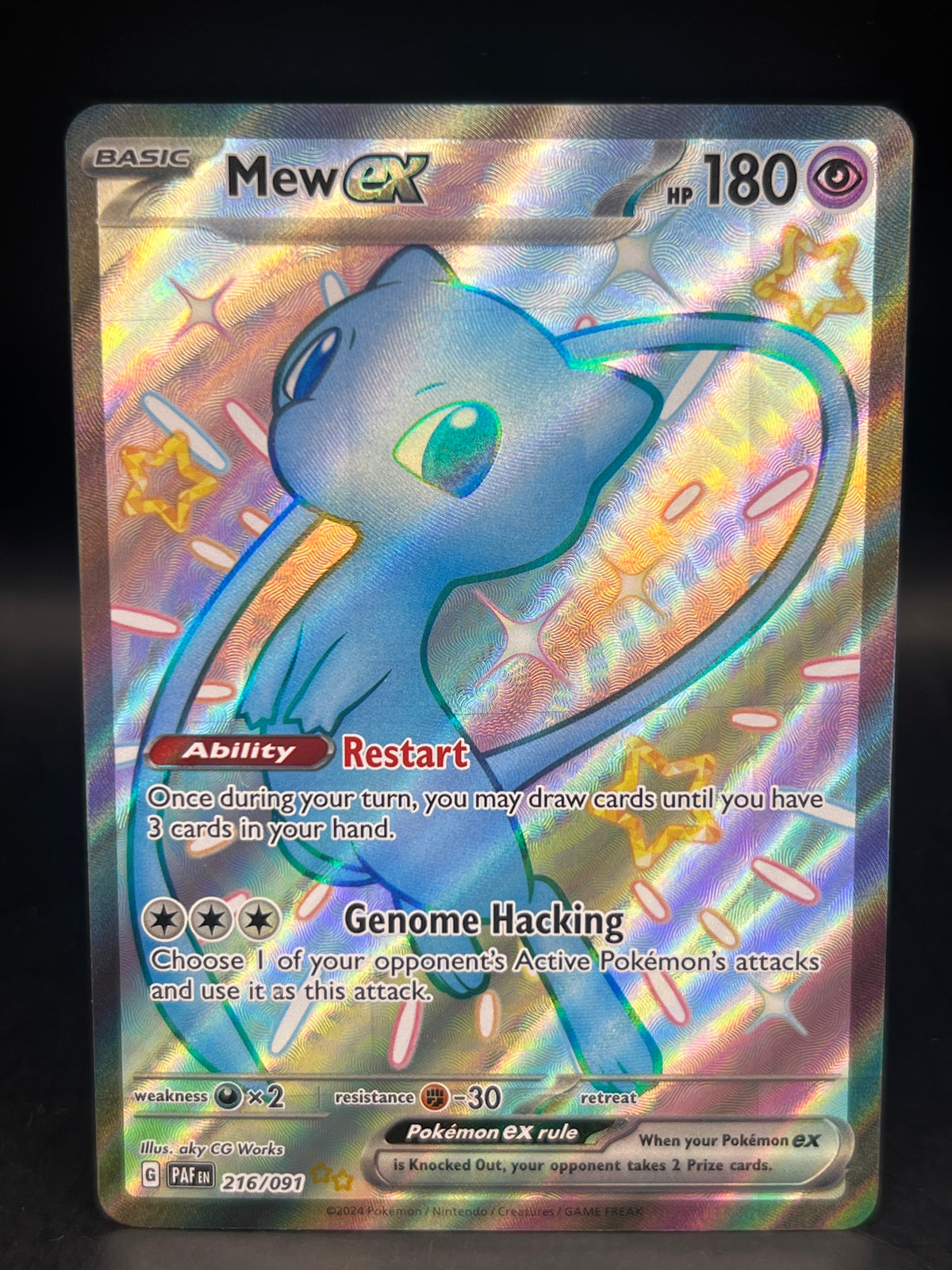 Mew Ex 216/086 Paldean Fates