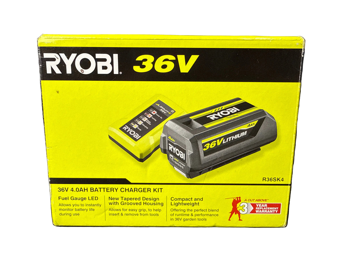 Ryobi - 36V 4.0Ah Battery & Charger Kit - R36SK4