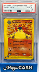 Pokémon - PSA 10 Typhlosion 64/165 Expedition