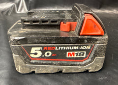 MILWAUKEE - Red Lithium-Ion 5.0Ah 18V Tool Battery - M18B5