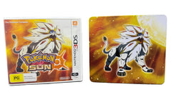 Nintendo 3DS Pokémon Sun Fan Edition - Steelbook Included - AUS Model