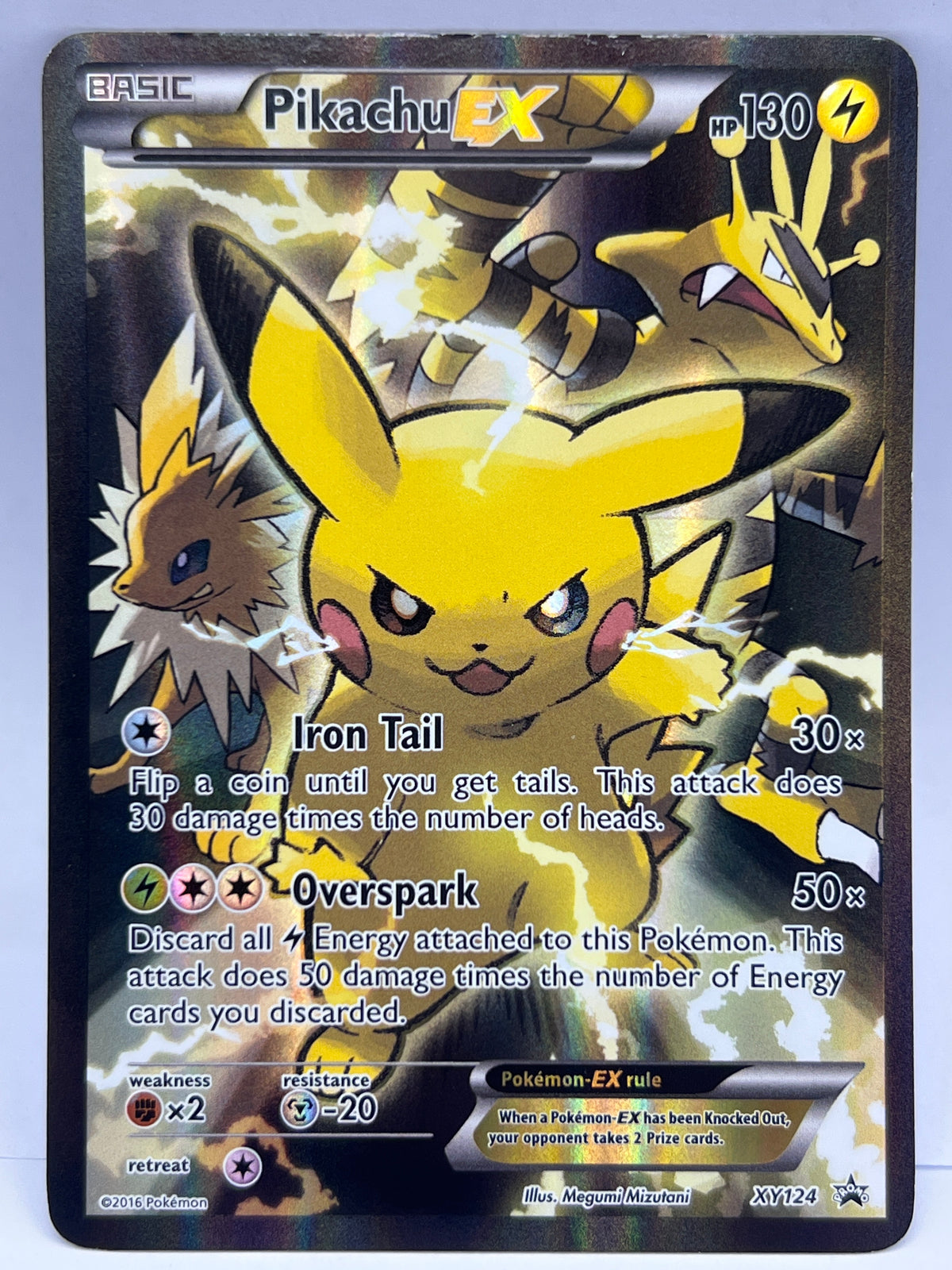 Pokemon - Pikachu EX - Black Star Promo - XY124