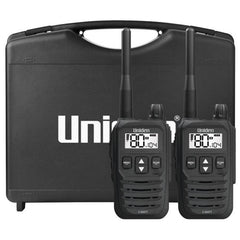 UNIDEN WALKIE TALKIE SET UH825 2TP IN CASE