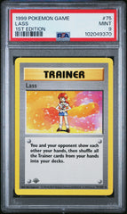 Pokemon - PSA 9 Lass 75/102 1st Edition Base Set