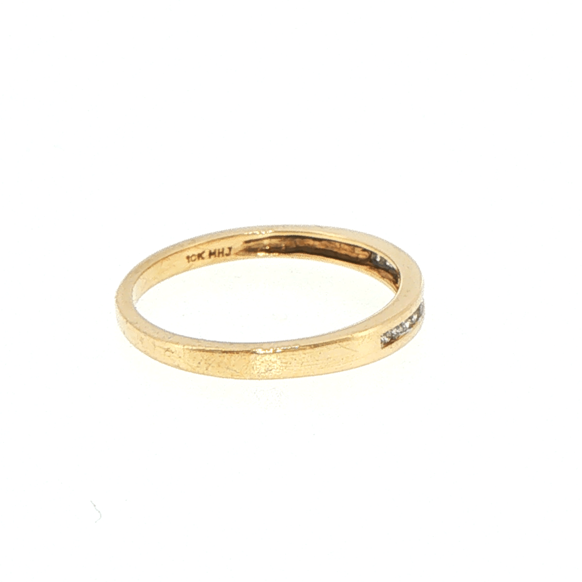 10ct Channel-Set Diamond Band Ring in Yellow Gold - Mega Cash Sydney