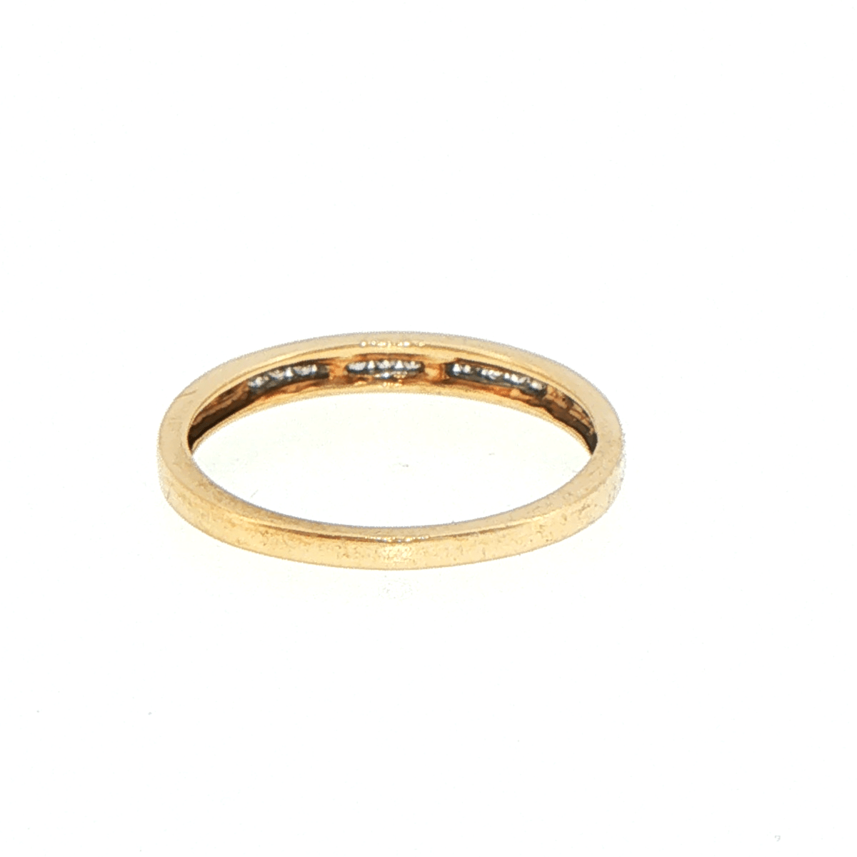 10ct Channel-Set Diamond Band Ring in Yellow Gold - Mega Cash Sydney