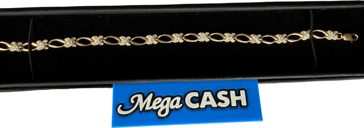 10ct Diamond Bracelet 7.5gms - Mega Cash Sydney