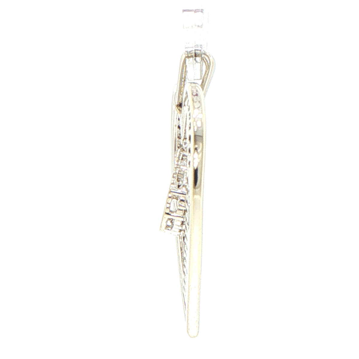 10ct White Gold Diamond Heart Pendant - Mega Cash Sydney