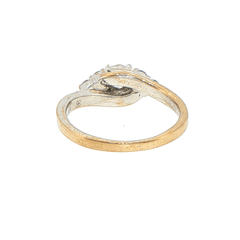 10ct White Gold Diamond Multi-Stone Bypass Ring - Mega Cash Sydney