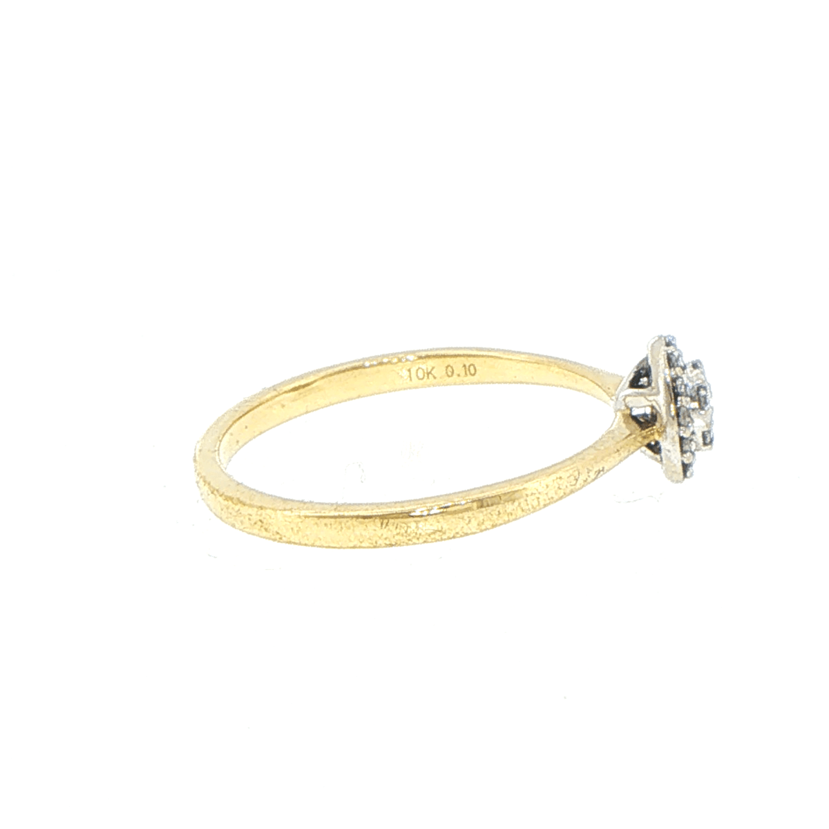 10ct Yellow Gold Diamond Cluster Multi-Stone Ring - Mega Cash Sydney