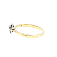 10ct Yellow Gold Diamond Cluster Multi-Stone Ring - Mega Cash Sydney