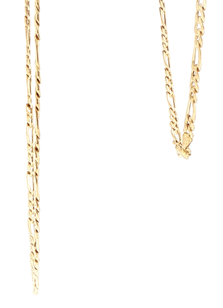 10ct Yellow Gold Figaro Chain Necklace - Mega Cash Sydney