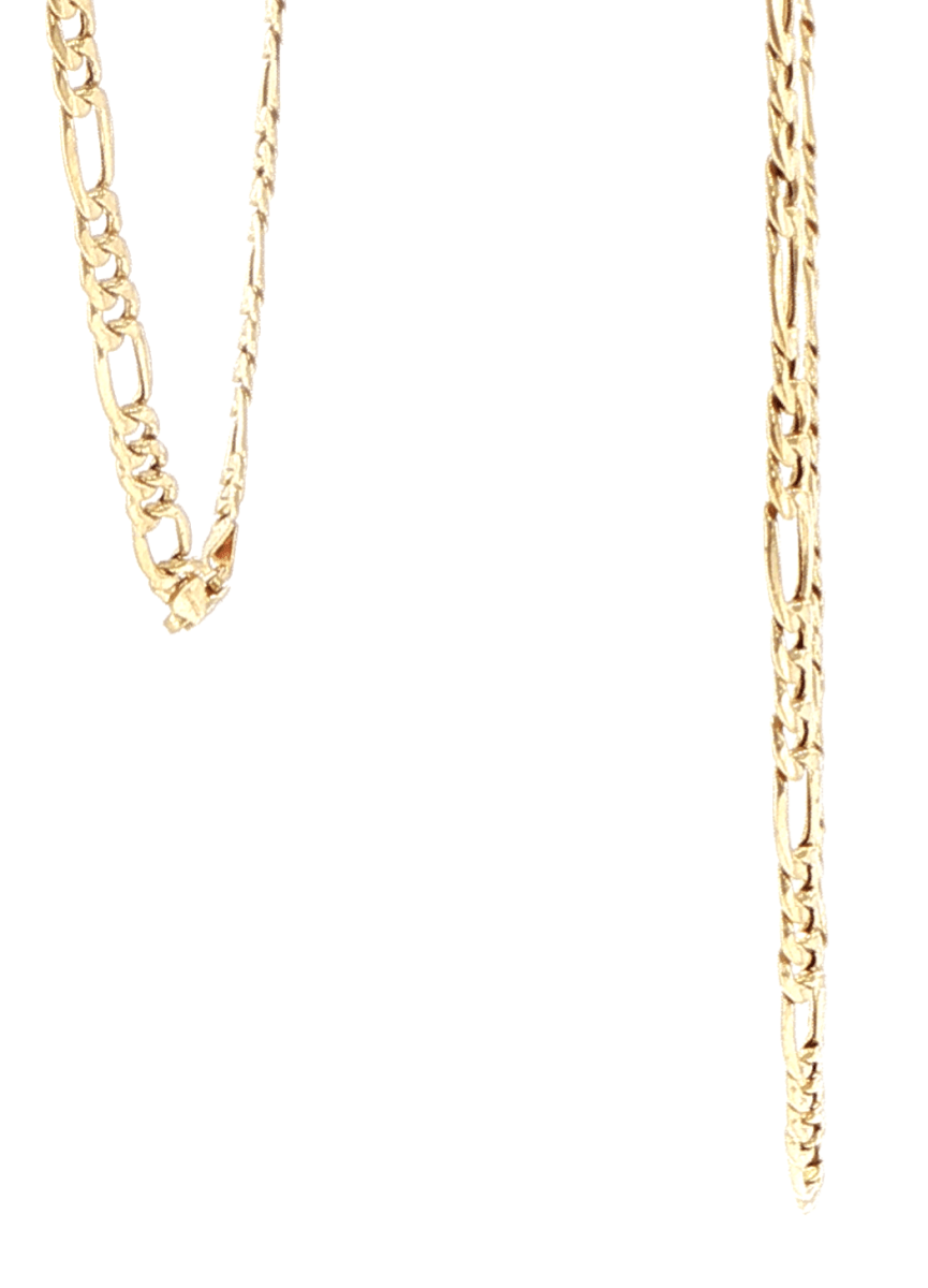 10ct Yellow Gold Figaro Chain Necklace - Mega Cash Sydney