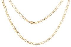 10ct Yellow Gold Figaro Chain Necklace - Mega Cash Sydney