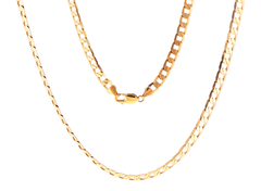 10ct Yellow Gold Flat Curb Chain Necklace - Mega Cash Sydney