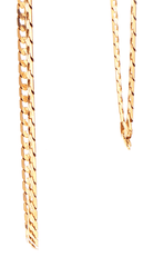 10ct Yellow Gold Flat Curb Chain Necklace - Mega Cash Sydney