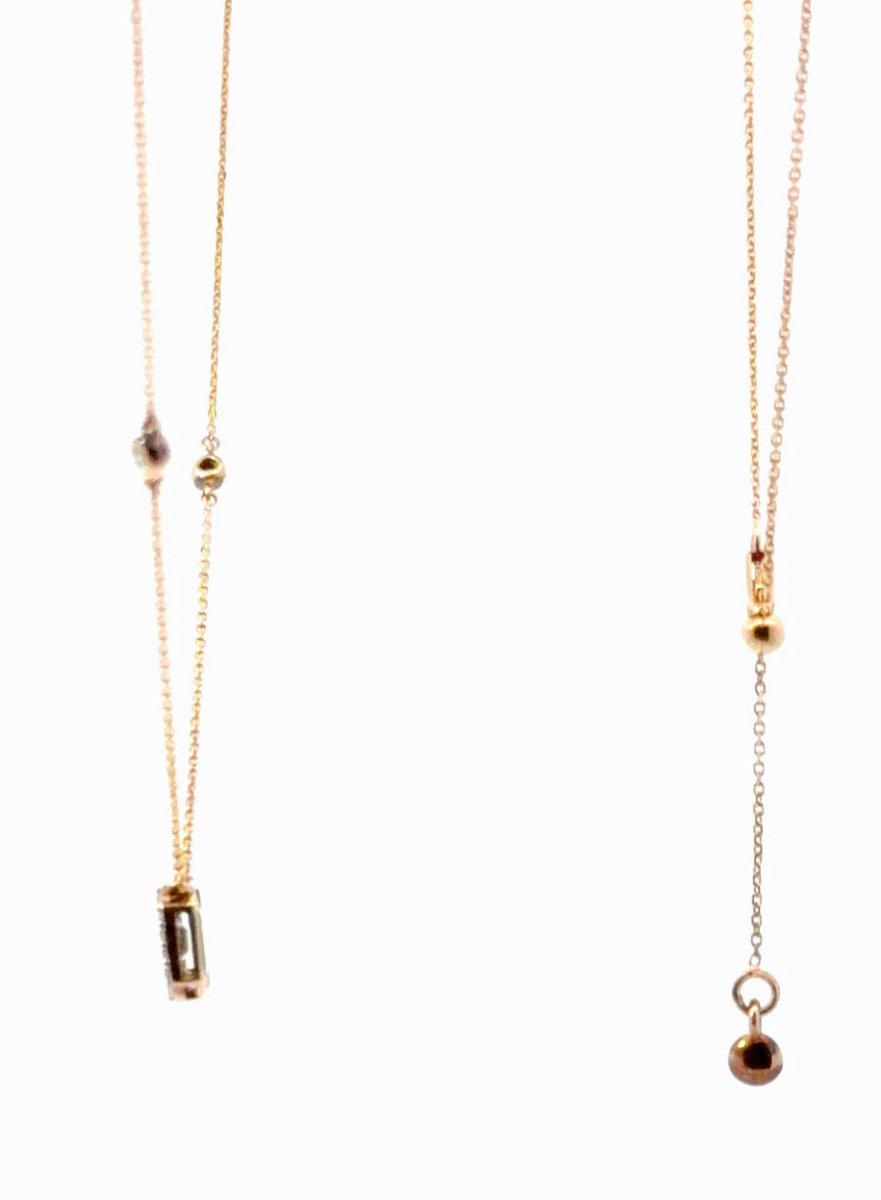 10ct Yellow Gold Moissanite Diamond Cluster Pendant Adjustable Necklace - Mega Cash Sydney