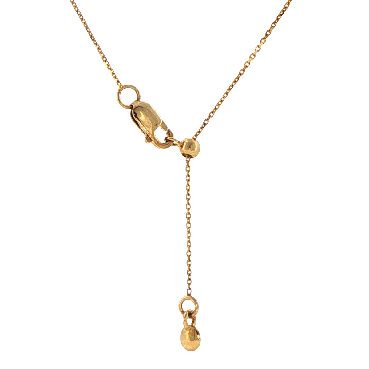 10ct Yellow Gold Three-Station Lab Grown Diamond Chain Necklace - Mega Cash Sydney