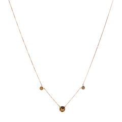 10ct Yellow Gold Three-Station Lab Grown Diamond Chain Necklace - Mega Cash Sydney