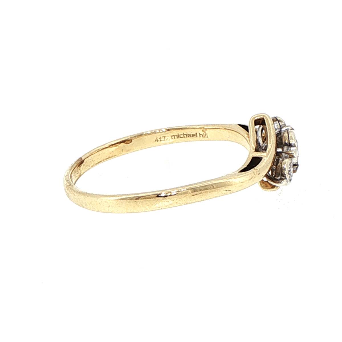 10ct Yellow Gold Three-Stone Diamond Ring - Mega Cash Sydney