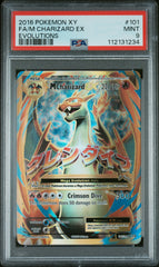 Pokemon - PSA 9 M Charizard EX 101/108 Evolutions