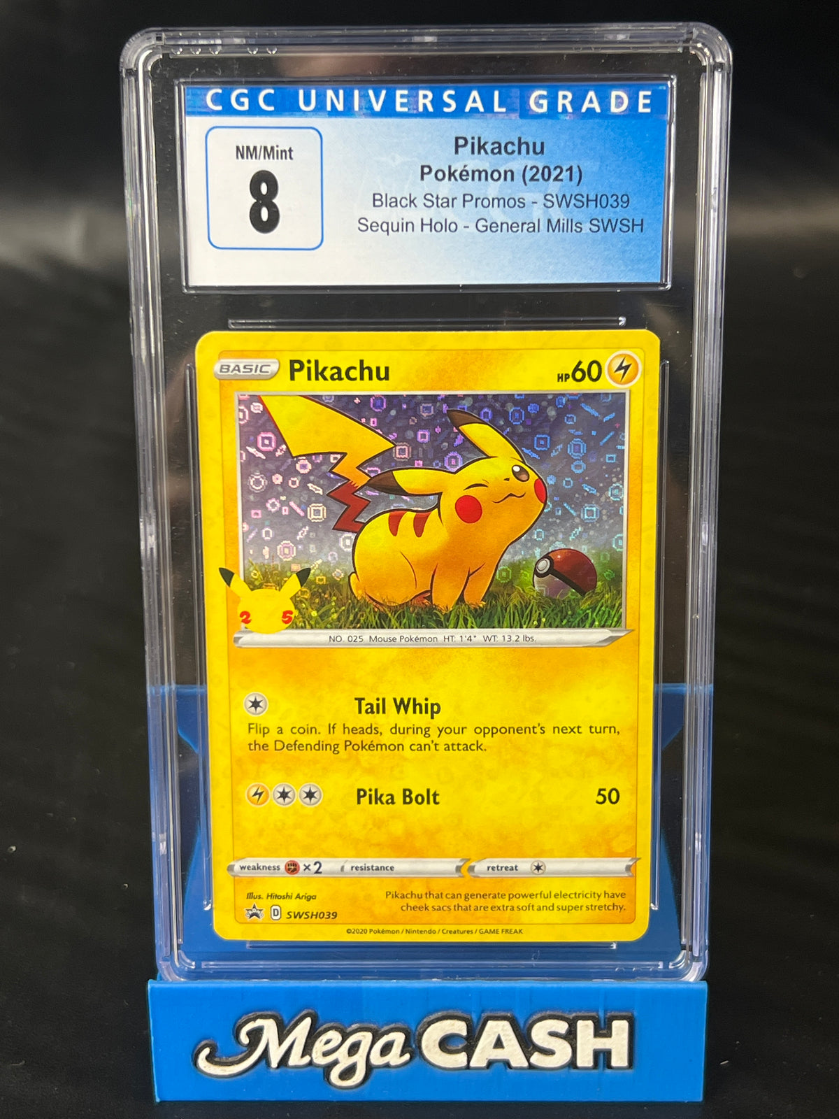 CGC 8 Pikachu General Mills Promo SWSH039