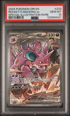 Pokemon - PSA 10 Team Rockets Nidoking ex 223/182 Destined Rivals