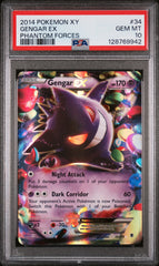 Pokemon - PSA 10 Gengar EX 34/119 Phantom Forces