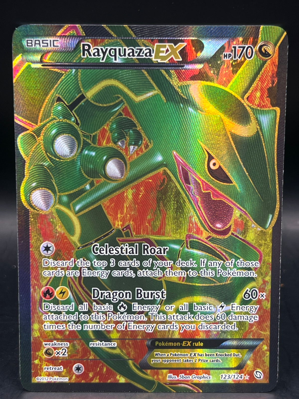 Rayquaza EX 123/124 Dragons Exalted