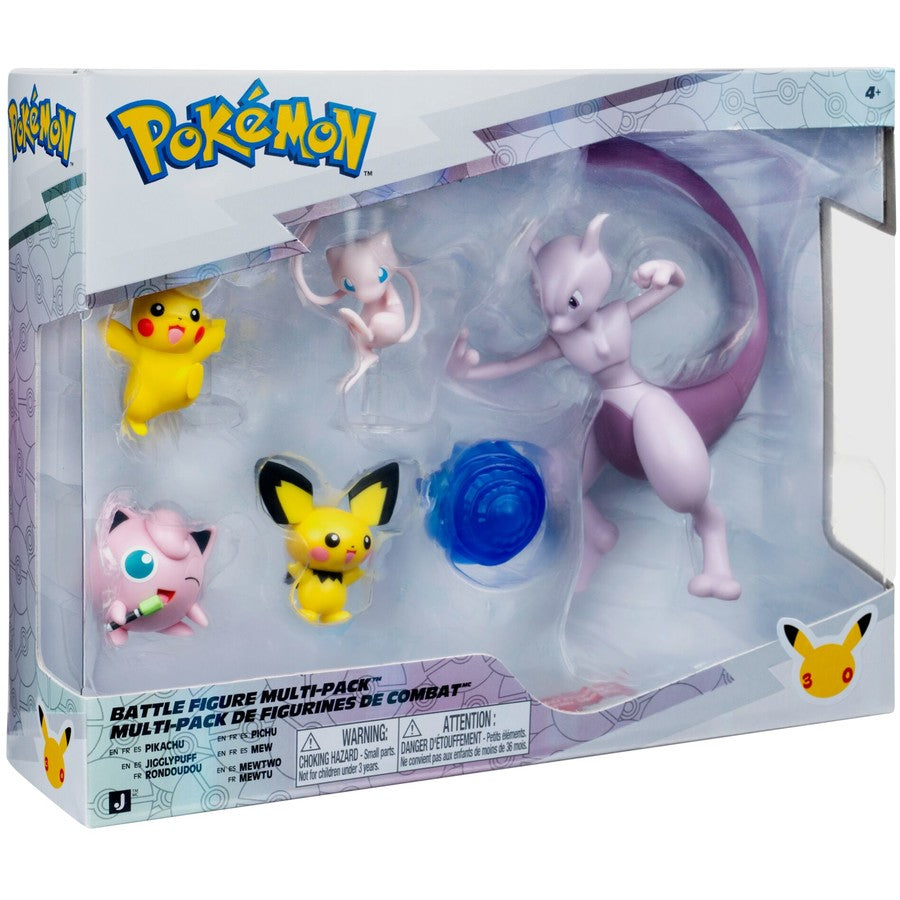 POKEMON 30TH ANNIVERSARY ACTION FIGURES SET