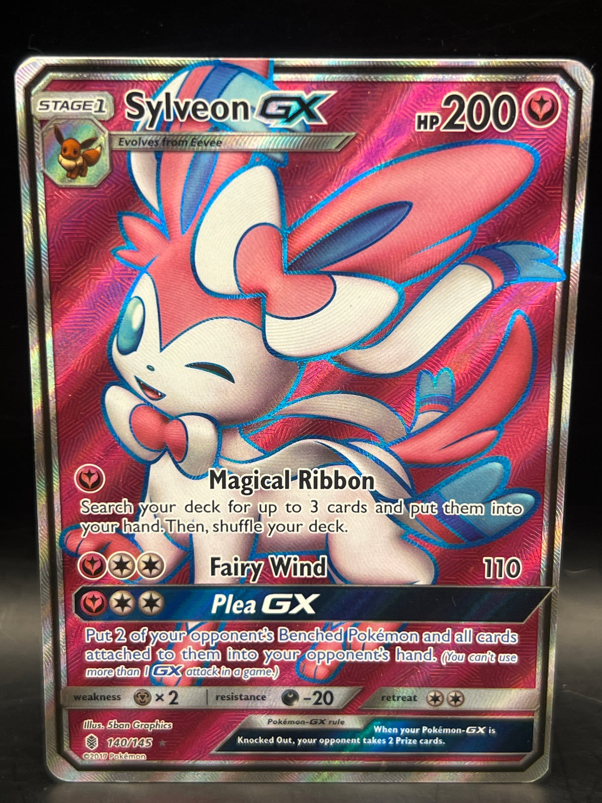 Sylveon GX 140/145 Ultra Rare Guardians Rising