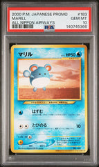 Pokemon - PSA 10 JP Marill 183 All Nippon Airways Promo