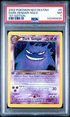 Pokemon - PSA 7 1st Edition Dark Gengar 6/105 Neo Destiny