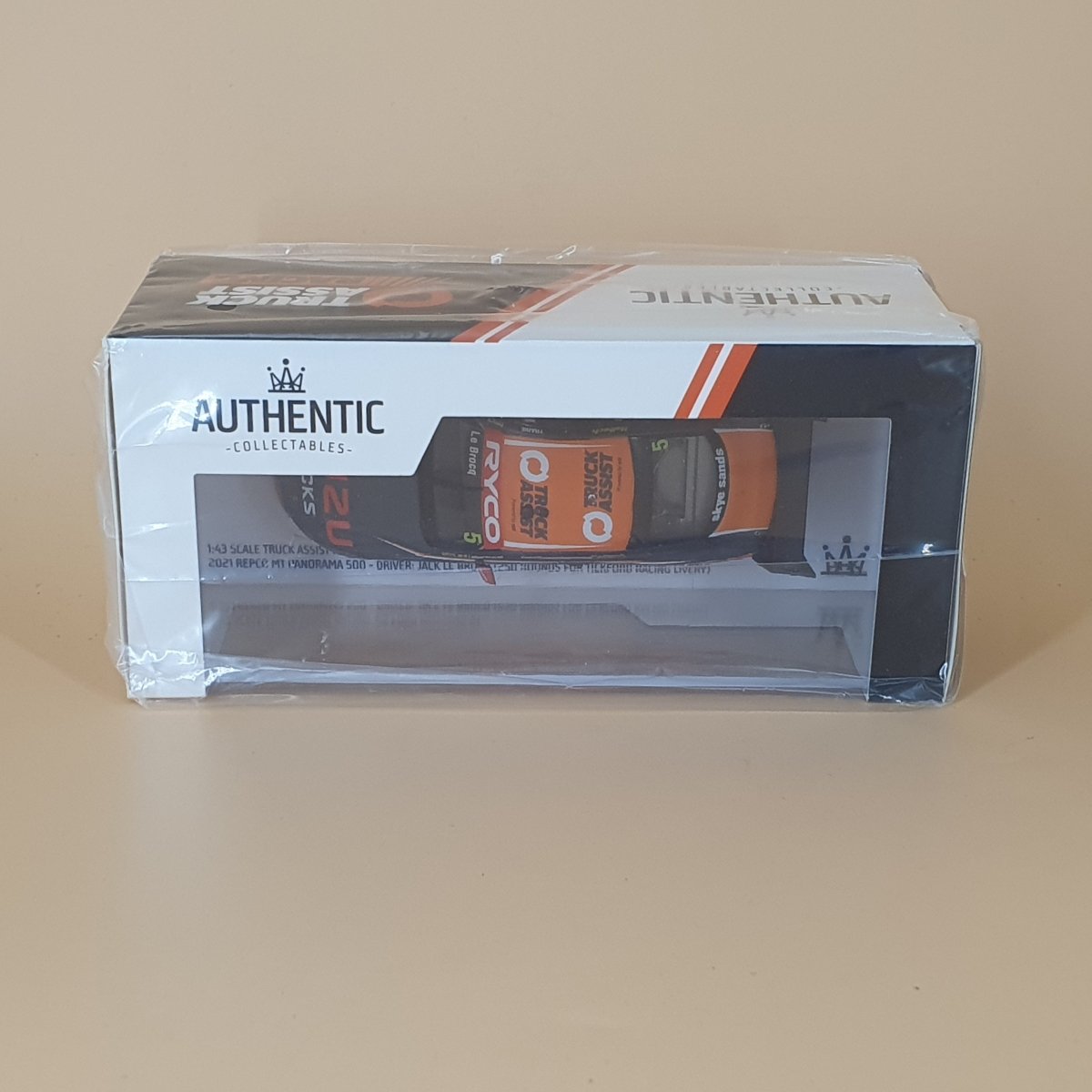 1:43 Authentic Collectables Truck Assist Racing 5 Ford Mustang GT - 2021 Repco Mt Panorama 500 - Mega Cash Sydney