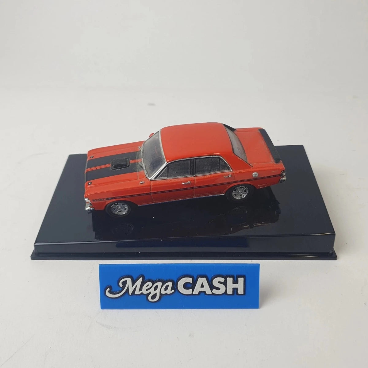 1:43 Biante - Ford Falcon XY GTHO Phase 3 - Vermilion Fire - Certification Card - Mega Cash Sydney
