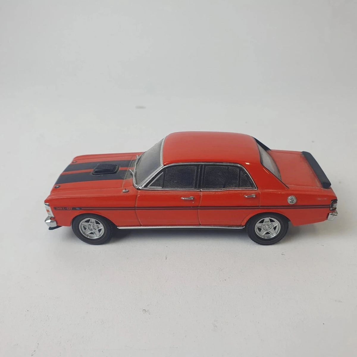 1:43 Biante - Ford Falcon XY GTHO Phase 3 - Vermilion Fire - Certification Card - Mega Cash Sydney