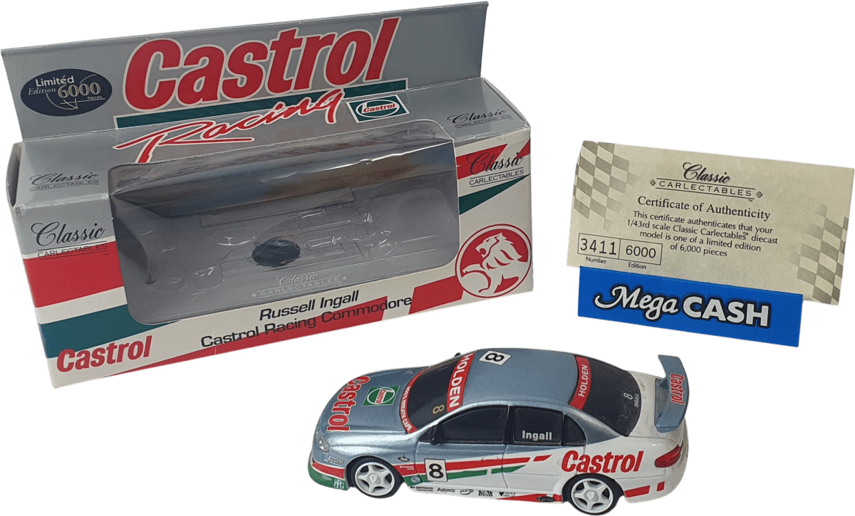 1/43 scale Classic Carlectables VT Holden Commodore Supercars Castrol Racing - Mega Cash Sydney
